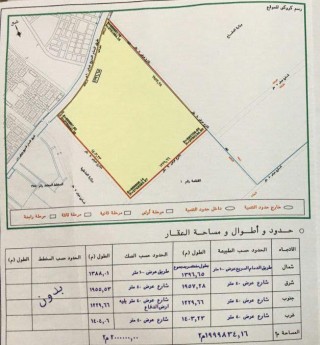 ارض خام للبيع علي طريق الدمام حي الشرق مدينه الرياض